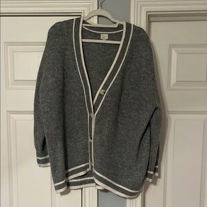 a new day Gray Knit Cardigan Sweater
